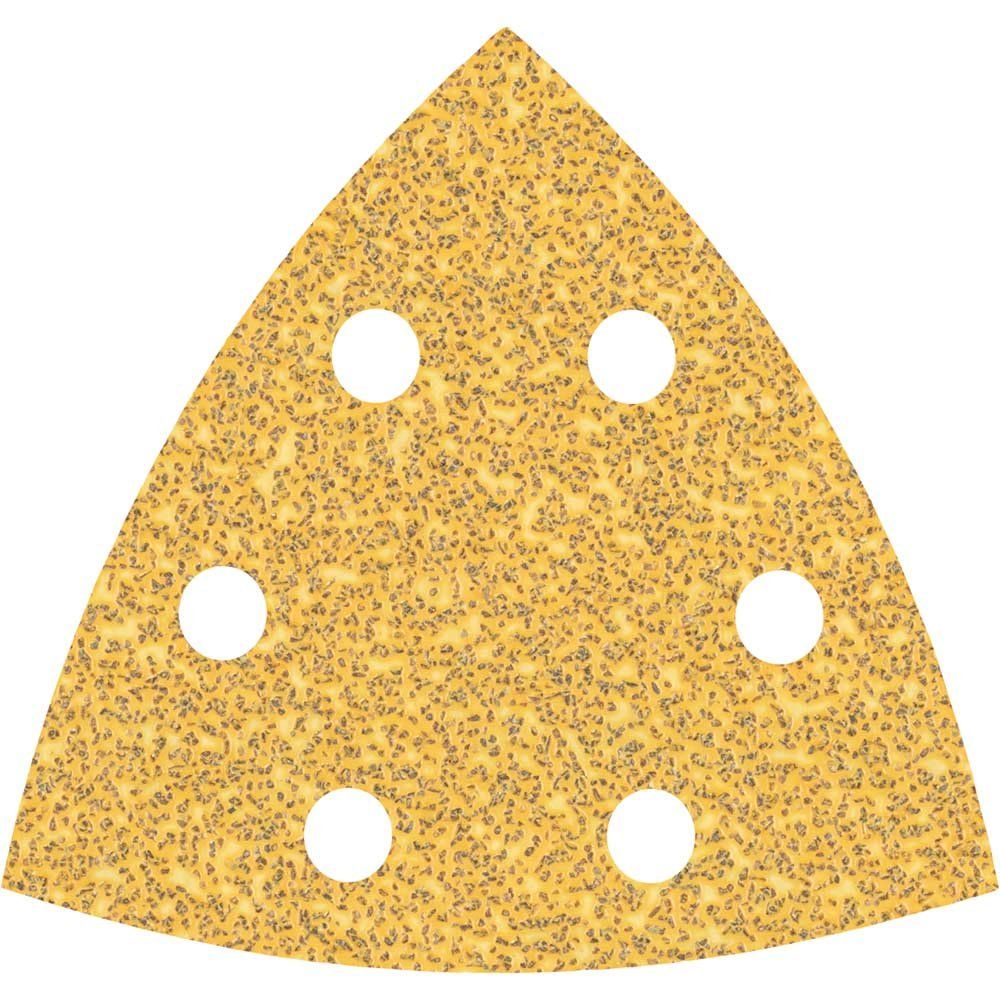 Bosch EXPERT C470 Punched Quick Fit Delta Sanding Sheets for Paint and Wood 93mm x 93mm 40g Pack of 50 - Image 1