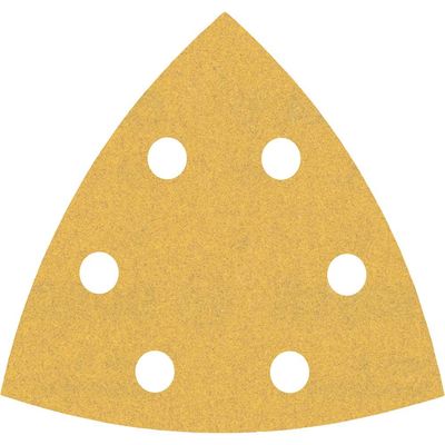 Bosch EXPERT C470 Punched Quick Fit Delta Sanding Sheets for Paint and Wood 93mm x 93mm 180g Pack of 50