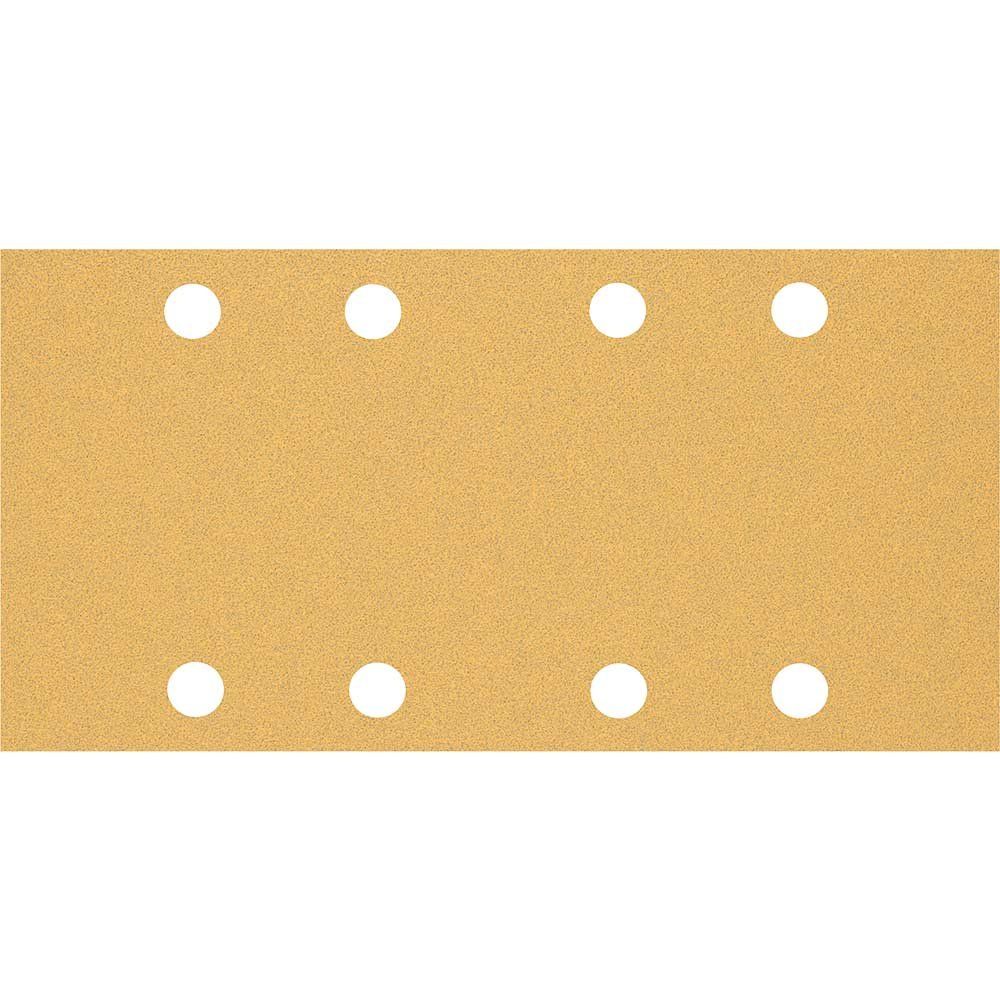 Bosch EXPERT C470 Punched Hook and Loop Sanding Sheets 93mm x 186mm 80g Pack of 50 - Image 1