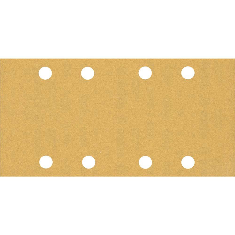 Bosch EXPERT C470 Punched Hook and Loop Sanding Sheets 93mm x 186mm 120g Pack of 50 - Image 1