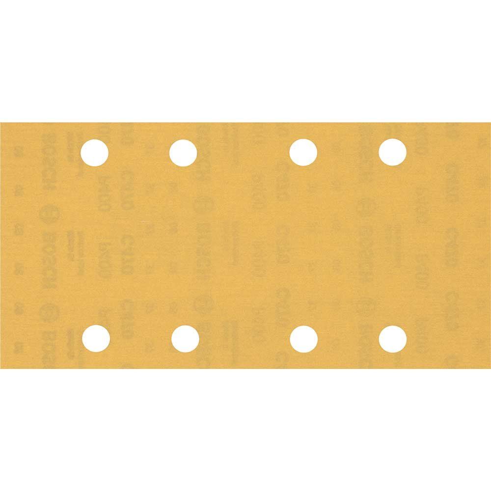 Bosch EXPERT C470 Punched Hook and Loop Sanding Sheets 93mm x 186mm 400g Pack of 50 - Image 1