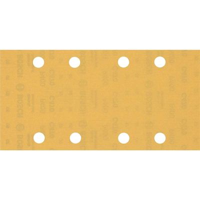 Bosch EXPERT C470 Punched Hook and Loop Sanding Sheets 93mm x 186mm 400g Pack of 50