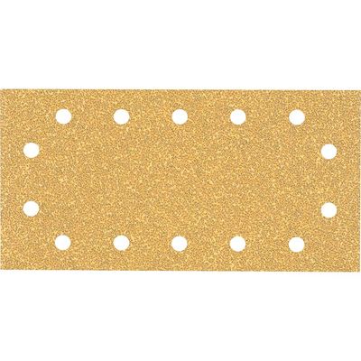 Bosch EXPERT C470 Punched Hook and Loop 1/2 Sanding Sheets 115mm x 230mm 40g Pack of 50