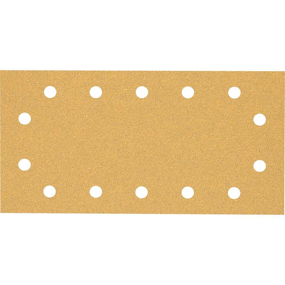 Bosch EXPERT C470 Punched Hook and Loop 1/2 Sanding Sheets 115mm x 230mm 60g Pack of 50 - Image 1