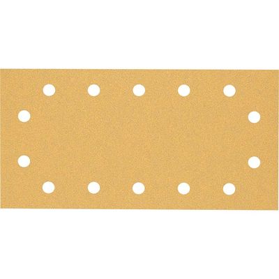 Bosch EXPERT C470 Punched Hook and Loop 1/2 Sanding Sheets 115mm x 230mm 80g Pack of 50