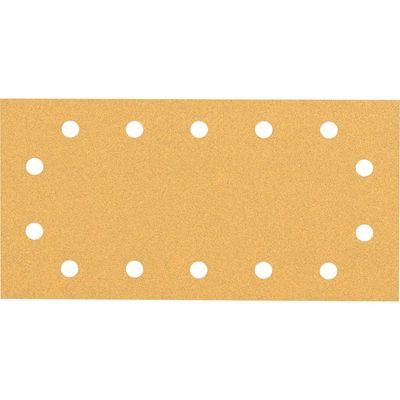 Bosch EXPERT C470 Punched Hook and Loop 1/2 Sanding Sheets 115mm x 230mm 100g Pack of 50