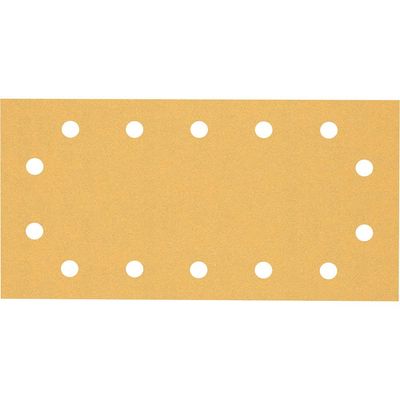 Bosch EXPERT C470 Punched Hook and Loop 1/2 Sanding Sheets 115mm x 230mm 120g Pack of 50