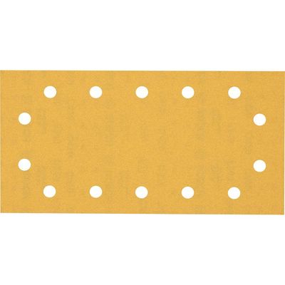 Bosch EXPERT C470 Punched Hook and Loop 1/2 Sanding Sheets 115mm x 230mm 240g Pack of 50
