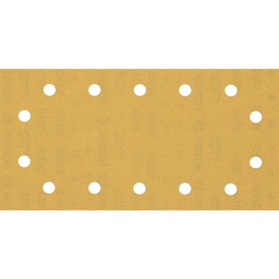 Bosch EXPERT C470 Punched Hook and Loop 1/2 Sanding Sheets 115mm x 230mm 320g Pack of 50
