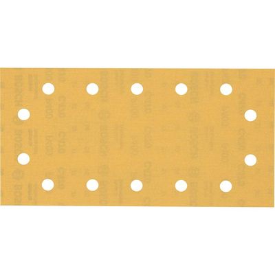 Bosch EXPERT C470 Punched Hook and Loop 1/2 Sanding Sheets 115mm x 230mm 400g Pack of 50