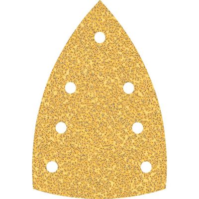 Bosch EXPERT C470 Hook and Loop Large Delta Sanding Sheets for Paint and Wood 100mm x 150mm 40g Pack of 10