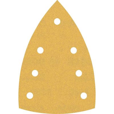 Bosch EXPERT C470 Hook and Loop Large Delta Sanding Sheets for Paint and Wood 100mm x 150mm 180g Pack of 10