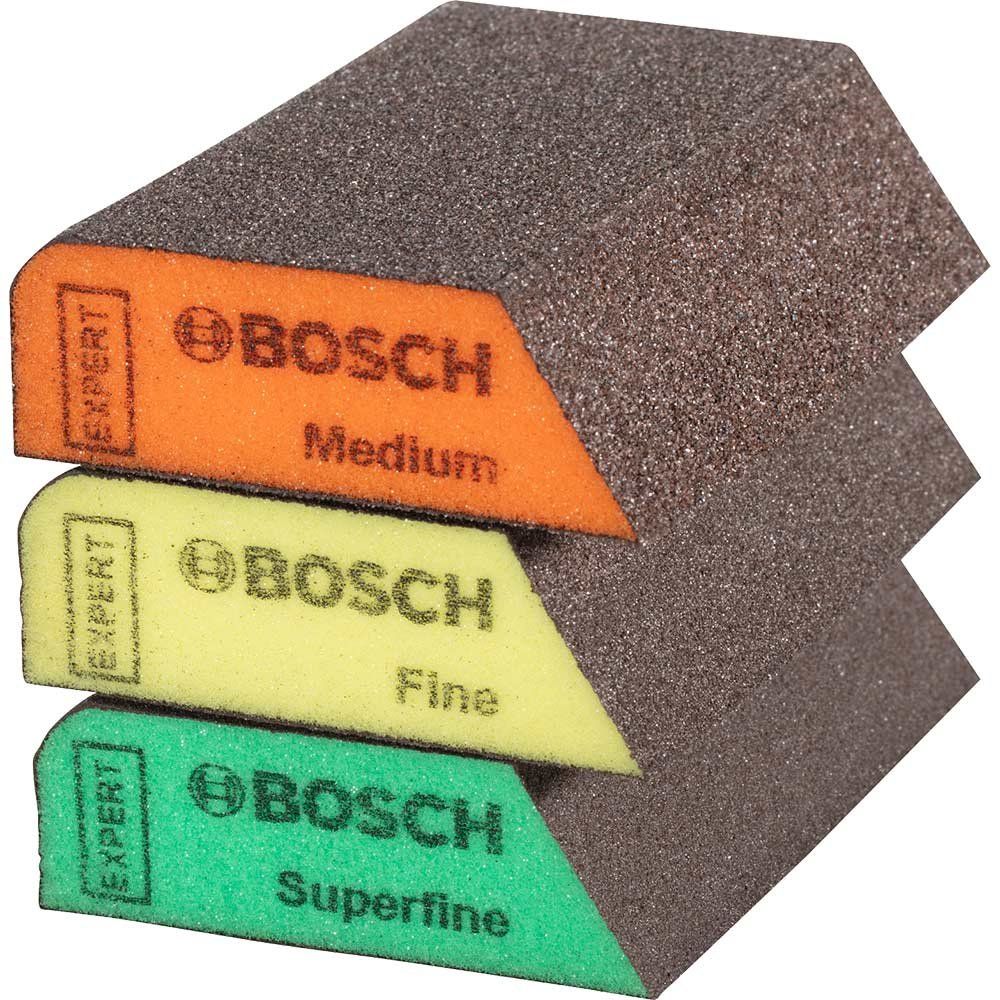 Bosch EXPERT 3 Piece S470 Sanding Combi Block Set - Image 1