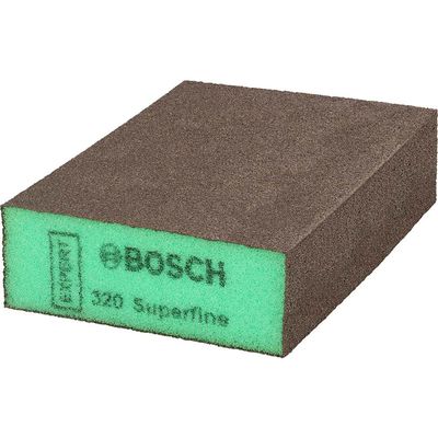 Bosch EXPERT Standard Foam Sanding Block Super Fine Pack of 1