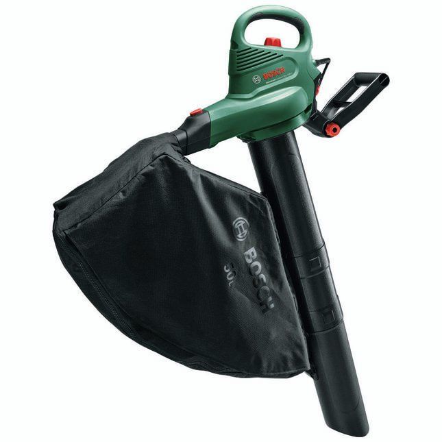 BOSCH UniversalGardenTidy 3000 Garden Vacuum & Leaf Blower - Black & Green - Image 1