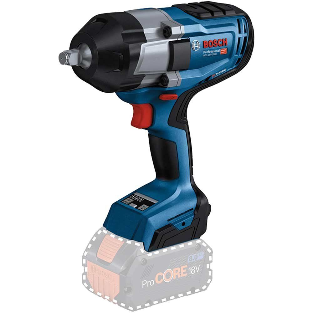 Bosch GDS 18V-1000 BITURBO 18v Cordless Brushless High Torque ½” Drive Impact Wrench No Batteries No Battery Charger No Case - Image 1
