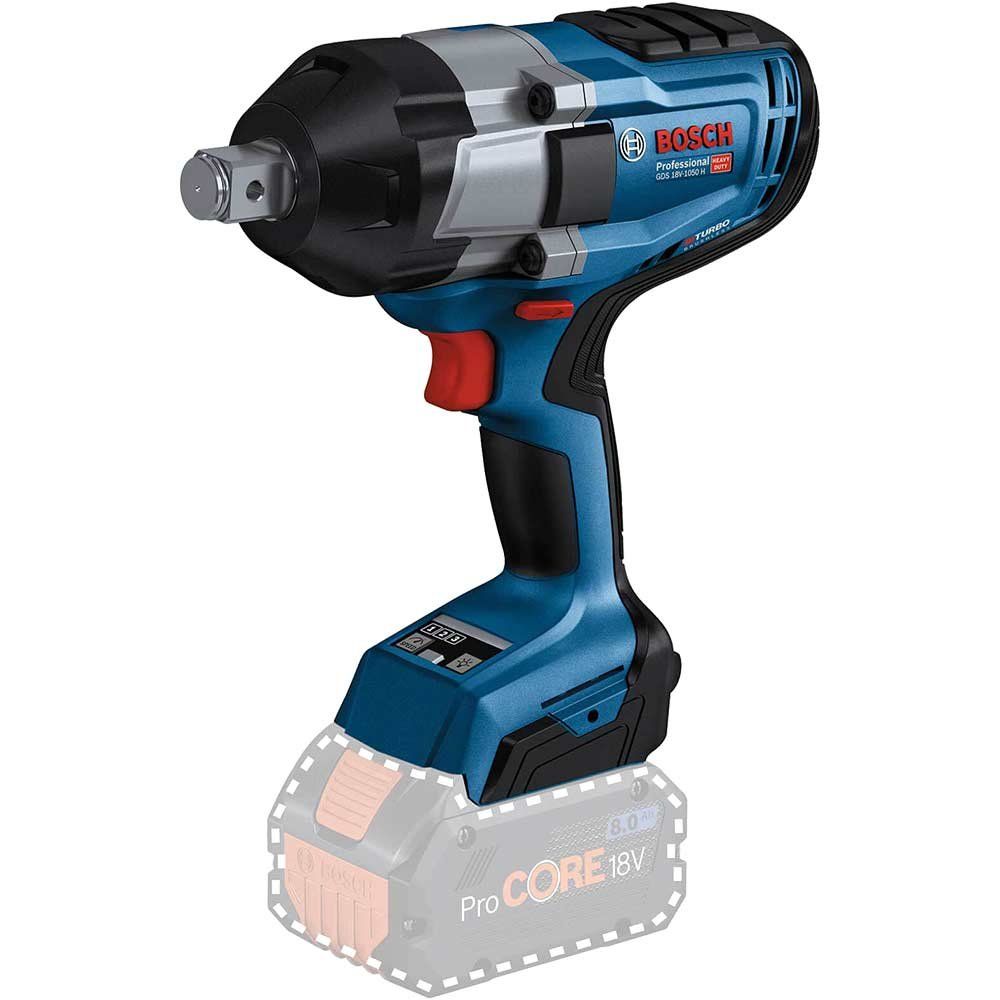 Bosch GDS 18 V-1050 H BITURBO 18v Cordless Brushless 3/4" Impact Wrench No Batteries No Battery Charger No Case - Image 1