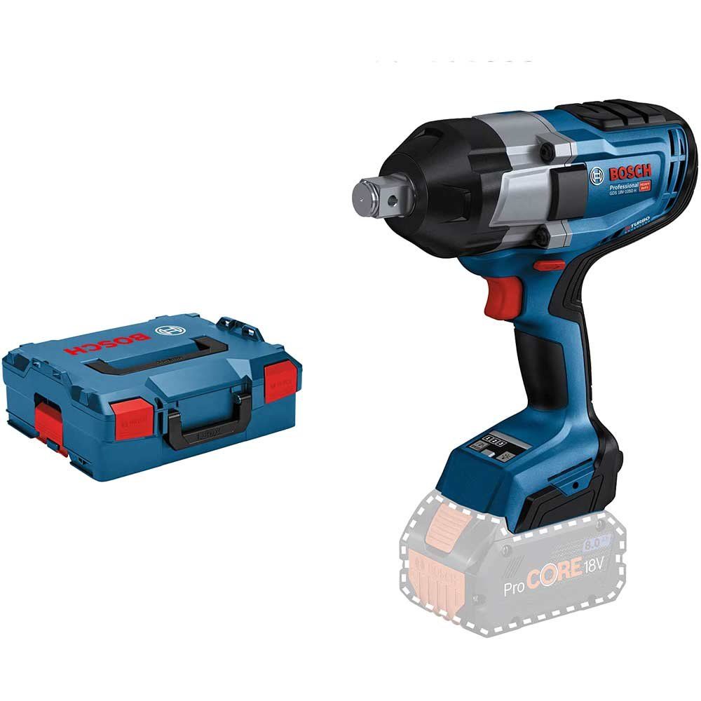 Bosch GDS 18 V-1050 H BITURBO 18v Cordless Brushless 3/4" Impact Wrench No Batteries No Battery Charger Case - Image 1