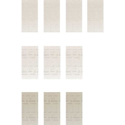 Bosch EXPERT M480 115mm x 230mm Net Abrasive Sanding Sheets 115mm x 230mm Assorted Pack of 10