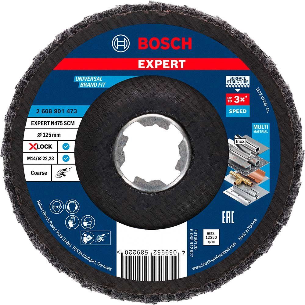 Bosch EXPERT X Lock Surface Conditioning Flap Disc 125mm Coarse - Image 1