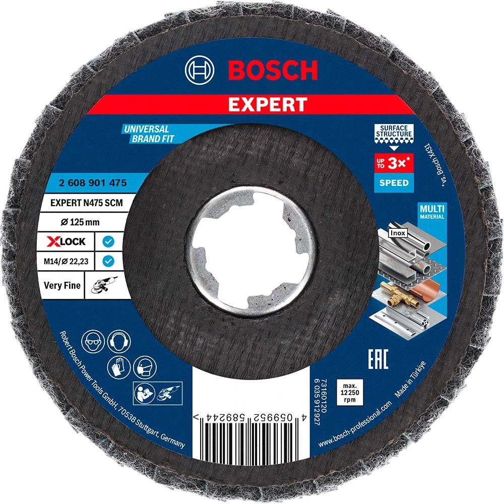 Bosch EXPERT X Lock Surface Conditioning Flap Disc 125mm Very Fine - Image 1