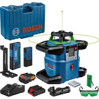 Bosch GRL 650 CHVG 18v Cordless Professional Rotational Laser 1 x 4ah Li-ion ProCore Battery Charger Case