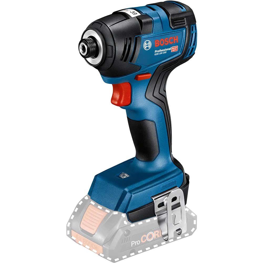 Bosch GDR 18V-200 18v Cordless Brushless Impact Driver No Batteries No Battery Charger No Case - Image 1