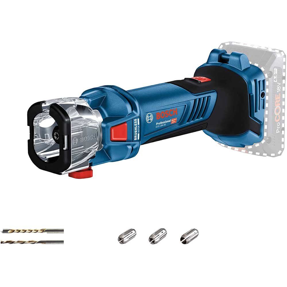 Bosch GCU 18V-30 18v Cordless Brushless Drywall Cut Out Tool No Batteries No Battery Charger No Case - Image 1