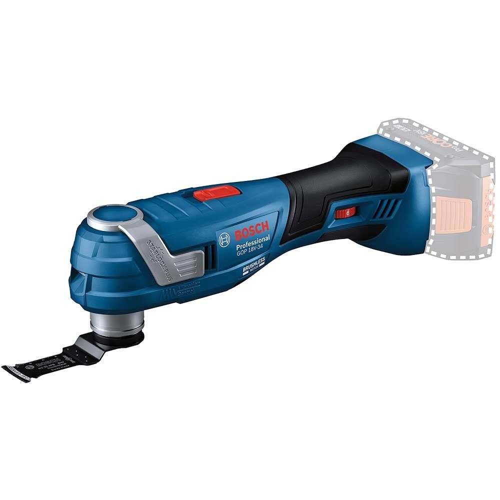 Bosch GOP 18V-34 18v Cordless Brushless Starlock Plus Oscillating Multi Tool No Batteries No Battery Charger No Case - Image 1
