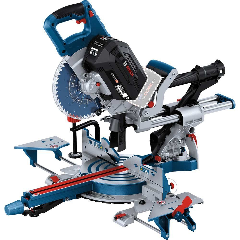 Bosch GCM 18V-216 DC BITURBO 18v Cordless Brushless Mitre Saw 216mm No Batteries No Battery Charger No Case - Image 1