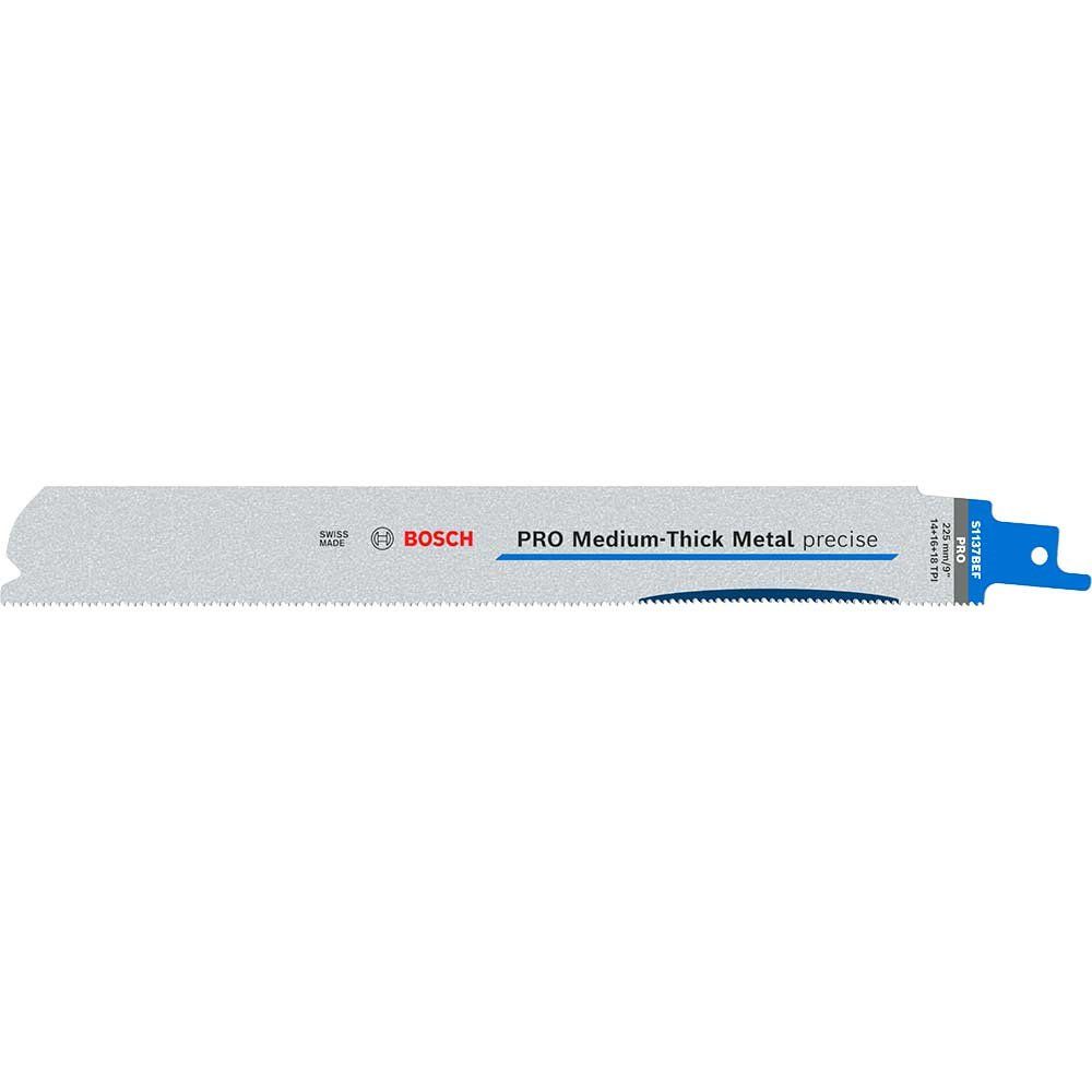 Bosch PRO S1137BEF Medium Thick Metal Reciprocating Saw Blades Pack of 5 - Image 1