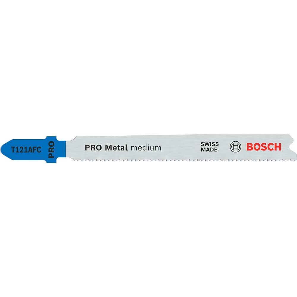 Bosch PRO T121 AFC Medium Metal Cutting Jigsaw Blade Pack of 3 - Image 1