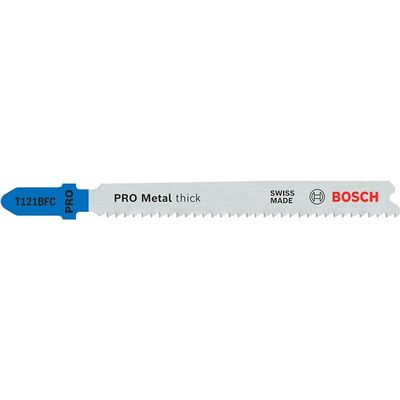 Bosch PRO T121 BFC Thick Metal Cutting Jigsaw Blade Pack of 3
