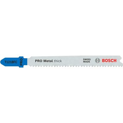Bosch PRO T121 BFC Thick Metal Cutting Jigsaw Blade Pack of 5