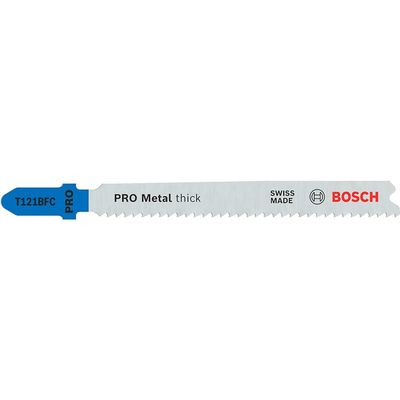 Bosch PRO T121 BFC Thick Metal Cutting Jigsaw Blade Pack of 25
