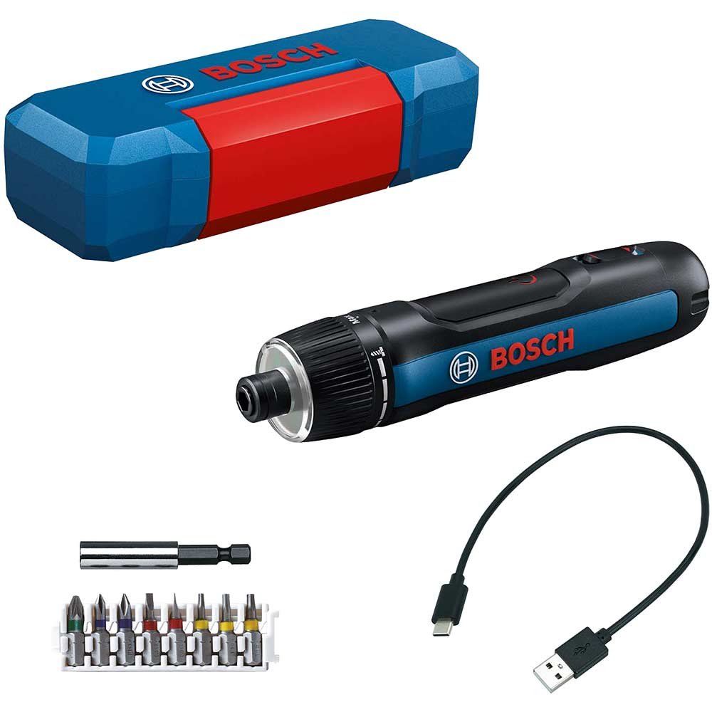Bosch GO Cordless Screwdriver and 8 Piece Screwdriver Bit Set - Image 1