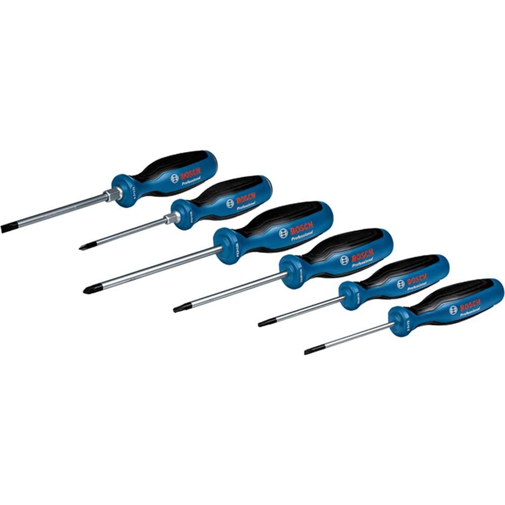 Bosch Professional 6 Piece Screwdriver Set - Image 1