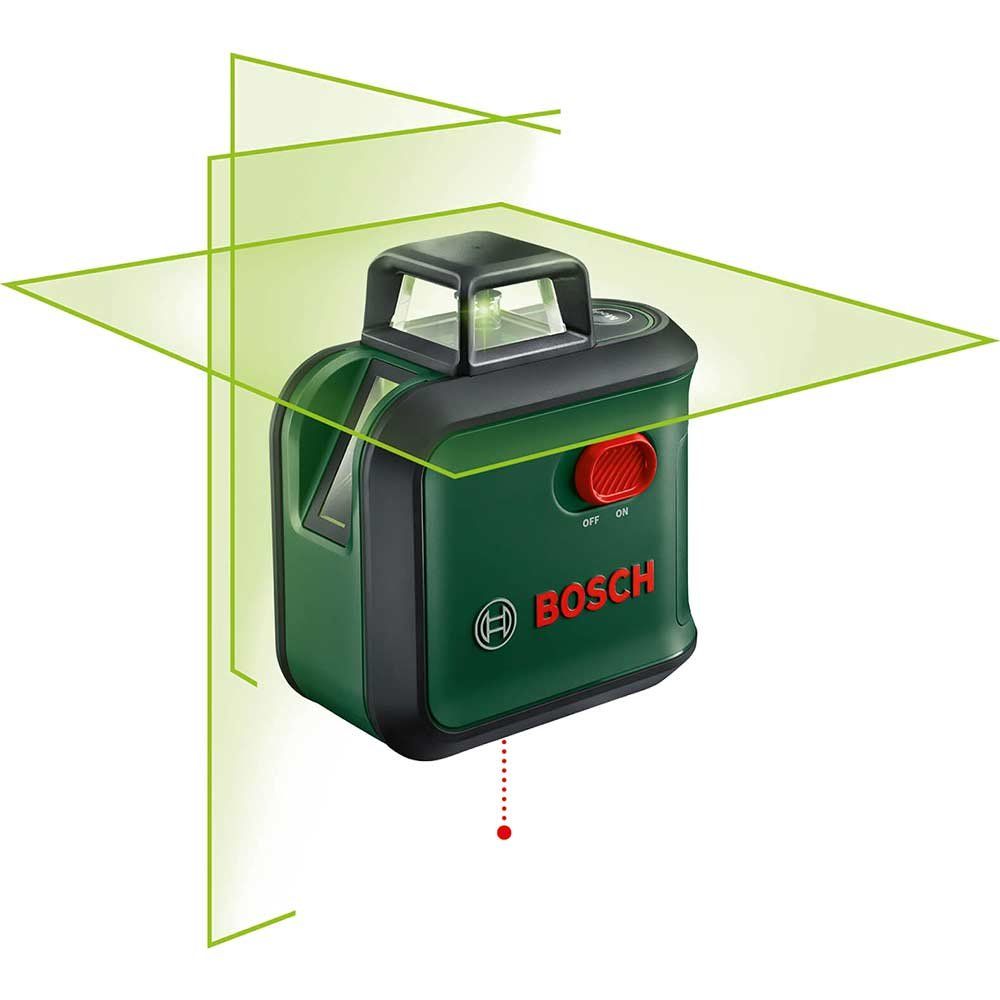 Bosch ADVANCEDLEVEL 360 Self Levelling Cross Line Green Laser Level - Image 1