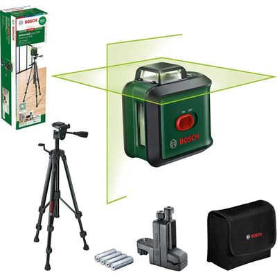 Bosch UNIVERSALLEVEL 360 Self Levelling Laser Level Tripod and Clamp Set