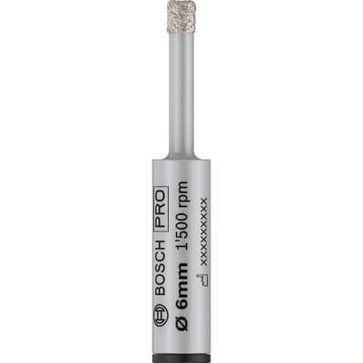 Bosch PRO Ceramic Dry Tile Drill Bit 6mm 33mm Pack of 1