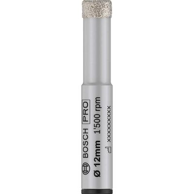 Bosch PRO Ceramic Dry Tile Drill Bit 12mm 33mm Pack of 1
