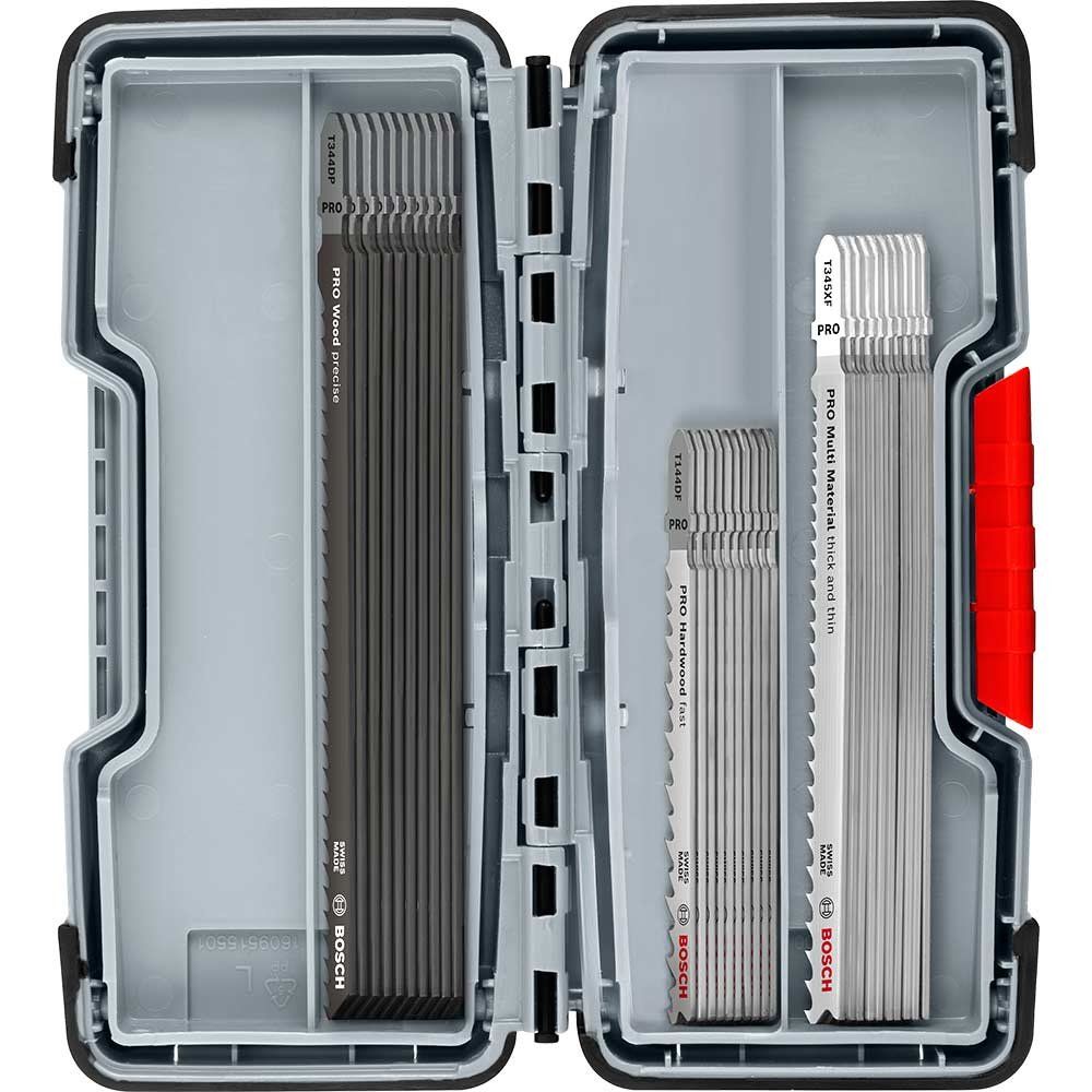 Bosch PRO 30 Piece Wood and Metal Rough Cut Jigsaw Blade Set - Image 1