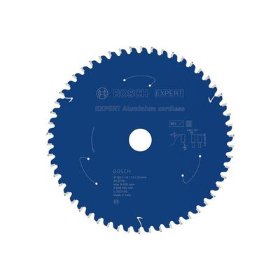 Powertool Accessories Expert Aluminium Cordless Circular Saw Blade 165 X 20Mm X 54T - Blue