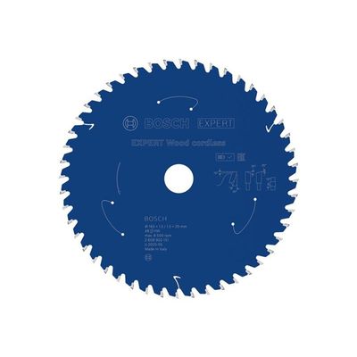 Powertool Accessories Expert Wood Cordless Circular Saw Blade 165 X 20Mm X 48T - Blue