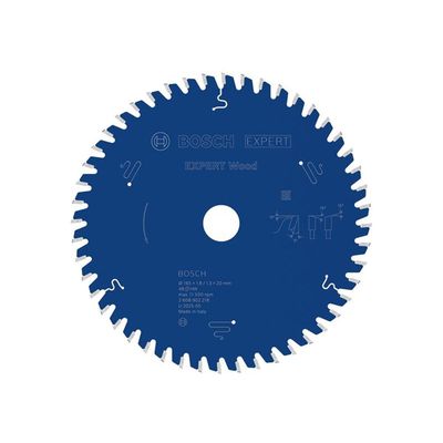 Powertool Accessories Expert Wood Circular Saw Blade 165 X 20Mm X 48T - Blue