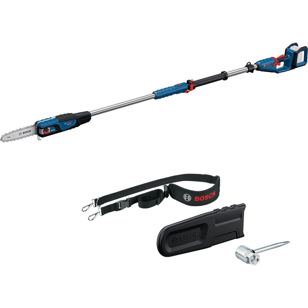Bosch Professional GKE 18V-25 TP 18v Cordless Pole Chainsaw No Batteries No Battery Charger - Image 1