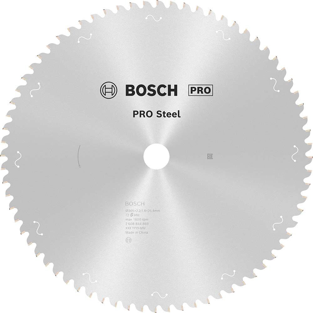 Bosch PRO Circular Saw Blade for Metal Cutting Chop Saws 305mm 72T 25.4mm - Image 1