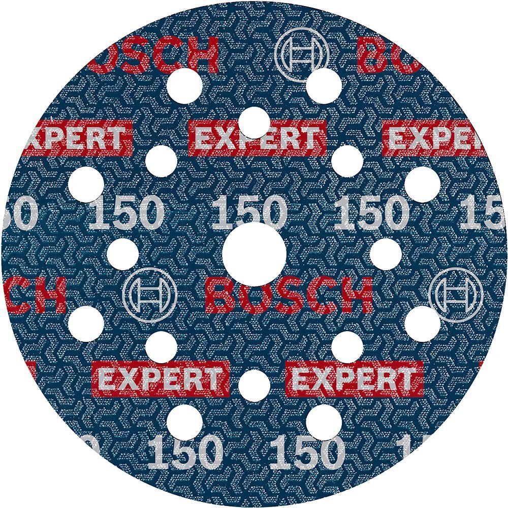 Bosch EXPERT O780 Foil Sanding Discs 125mm 125mm 150g Pack of 6 - Image 1