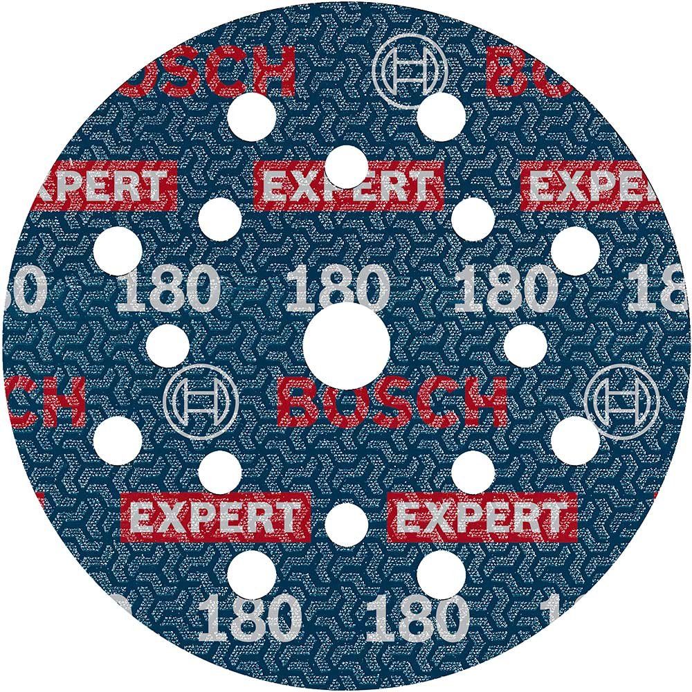 Bosch EXPERT O780 Foil Sanding Discs 125mm 125mm 180g Pack of 6 - Image 1