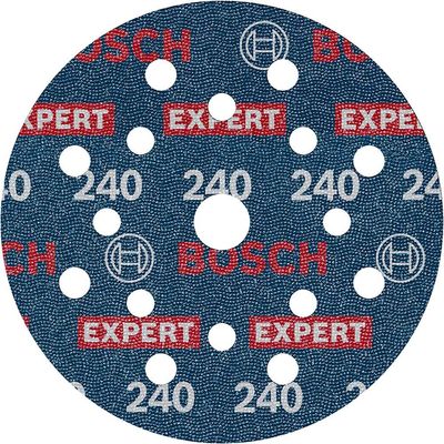 Bosch EXPERT O780 Foil Sanding Discs 125mm 125mm 240g Pack of 6